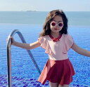 春夏新作★韓国風子供服 水着 ★ビキニ★女の子★砂浜★キッズ★温泉用 ベビー用品 90-140