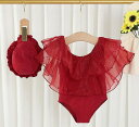 春夏新作★韓国風子供服 水着 ★ビキニ★女の子★砂浜★キッズ★温泉用 ベビー用品 90-140