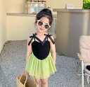 春夏新作★韓国風子供服 水着 ★ビキニ★女の子★砂浜★キッズ★温泉用 ベビー用品 90-140