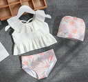 春夏新作★韓国風子供服 水着 ★ビキニ★女の子★砂浜★キッズ★温泉用 ベビー用品 90-130
