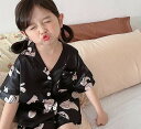 春夏新品☆ ゆったり ホームウェア☆キッズ 子供服☆ベビー パジャマ☆ 部屋着☆上下セット☆寝巻き