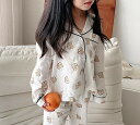 春夏新品☆ ゆったり ホームウェア☆キッズ 子供服☆ベビー パジャマ☆ 部屋着☆上下セット☆寝巻き