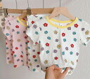 春夏新品☆ ゆったり ホームウェア☆キッズ 子供服☆ベビー パジャマ☆ 部屋着☆上下セット☆寝巻き