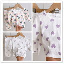 春夏新品☆ ゆったり ホームウェア☆キッズ 子供服☆ベビー パジャマ☆ 部屋着☆上下セット☆寝巻き