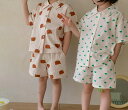 春夏新品☆ ゆったり ホームウェア☆キッズ 子供服☆ベビー パジャマ☆ 部屋着☆上下セット☆寝巻き