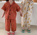 春夏新品☆ ゆったり ホームウェア☆キッズ 子供服☆ベビー パジャマ☆ 部屋着☆上下セット☆寝巻き