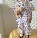 春夏新品☆ ゆったり ホームウェア☆キッズ 子供服☆ベビー パジャマ☆ 部屋着☆上下セット☆寝巻き