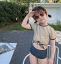 春夏新作★2点セット★子供 水着 ★ビキニ★子供服★女の子★砂浜★キッズ★温泉用
