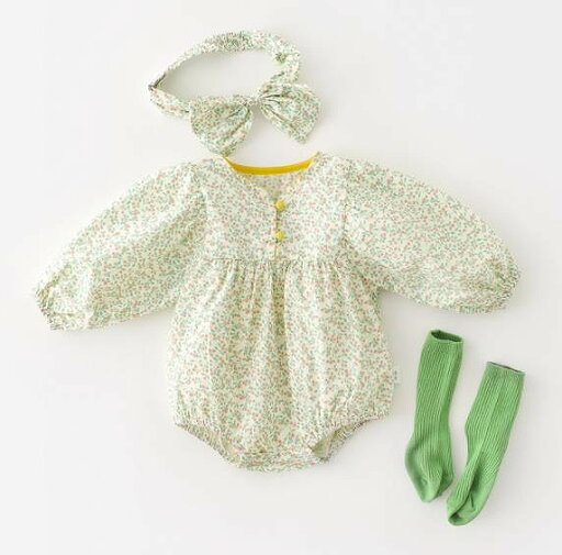 春新作 子供服 ベビー服 アパレル 長袖 ロンパース 可愛い 女の子 春新作 子供服 ベビー服 アパレル 長袖 ロンパース 可愛い 女の子