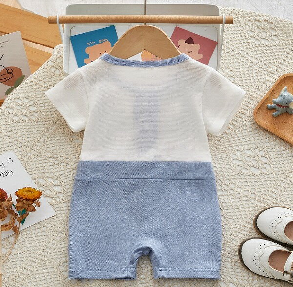 春夏新作 子供服 ベビー服 アパレル 半袖 ロンパース 可愛い 男の子