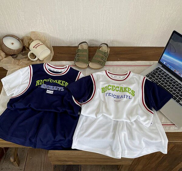 【2点セット】春夏新作 子供服 ベビー服 アパレル 半袖 tシャツ +ショットパンツ 男の子