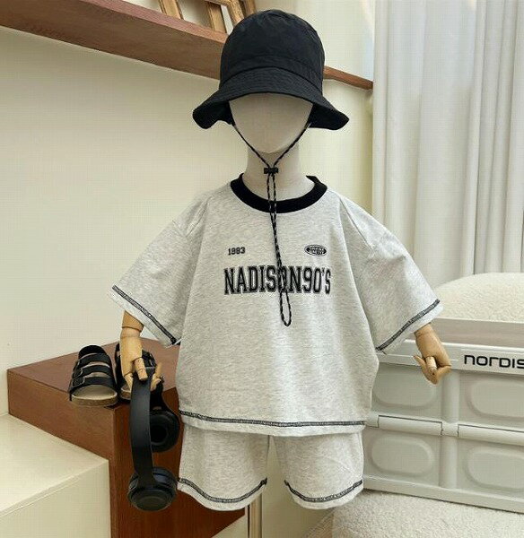 楽天MOAセレクト【2点セット】春夏新作 子供服 ベビー服 アパレル 半袖 tシャツ+ショットパンツ 男の子