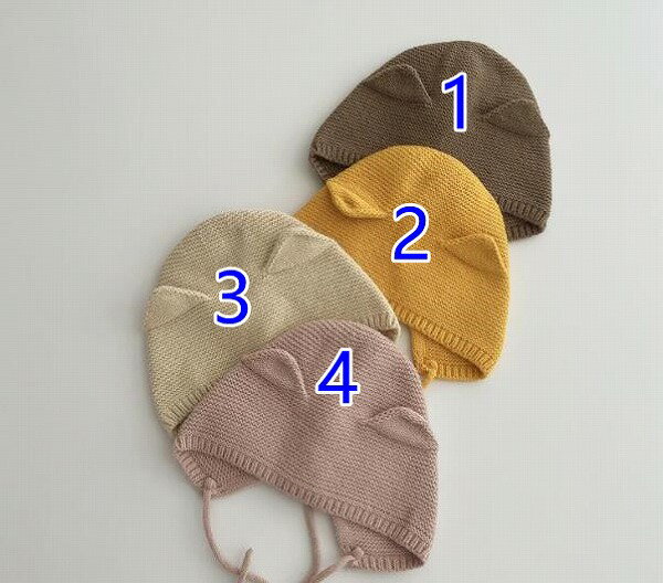 秋冬新作★子供帽子★キッズ帽子★保暖対策アイテム★帽子★紫外線対策 日焼け止め★4色