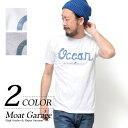 Tシャツ メンズ 半袖 アメカジ 日本製 | S~XL 全2色 厚手 ティーシャツ トップス カットソー フロントプリント ブランド 丸首 綿100% おしゃれ かっこいい 人気 おすすめ 20代 30代 40代 50代 大人 半袖Tシャツ 着丈 短い 伸びない 春 夏 服 カジュアル メンズファッション