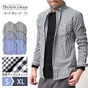 【 マラソン最大＼20%OFF／クーポン 】 ギンガムチェクシャツ メンズ 長袖 | S~XL 全6色 ボタンダウン シャツ チェック柄 細身 着丈 短い ショート丈 アメカジ 国産 ブランド 綿100 春 夏 秋 冬 所さん 世田谷ベース 20代 30代 40代 50代 60代 メンズファッション カジュアル