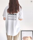 メッシュINバックロゴTシャツ  トップス オーバーサイズ ゆったり 体型バー シンプル tシャツ カットソー 半袖 カジュアル 大人かわいい ロゴ おしゃれ ロゴtシャツ 大人 バックプリントtシャツ 30代 40代 50代