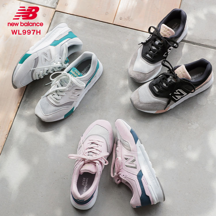 【NEWBALANCE】ニューバランスWL997H [I2062] レディース 靴 スニーカー スポーティ 軽量 クッション性 ニューバランス newbalance CW997H new balance おしゃれ きれいめ 997 春夏 グリーン ピンク ブラック 大人カジュアル【送料無料】 30代 40代 50代のサムネイル