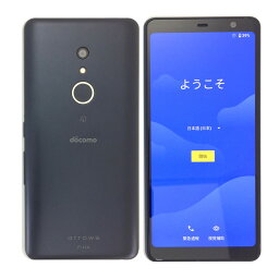 【中古】 FUJITSU arrows Be4 F-41A Black ブラック docomo SIMロック解除済 白ロム 本体