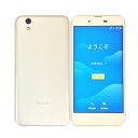 【中古】 SHARP AQUOS EVER SH-02J Champagne Gold シャンパンゴールド docomo SIMロック解除済 白ロム 本体