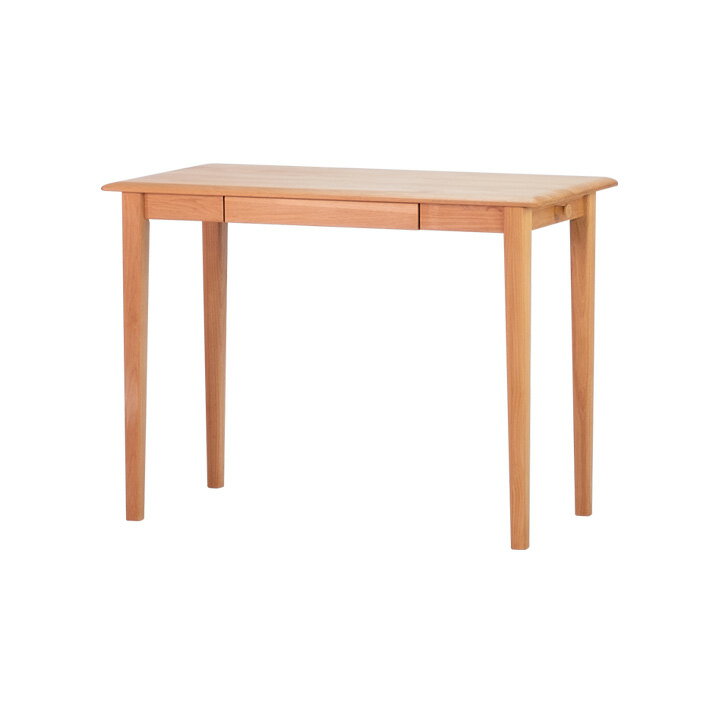 [引き出し・フック付き] ERIS KIDS(エリスキッズ) DESK 100 NA 学習机 学習デスク 幅100cm デスク ナチュラル アルダー 木製 子供机 子ども机 リビングデスク 勉強机 勉強デスク 子供部屋 (大型)