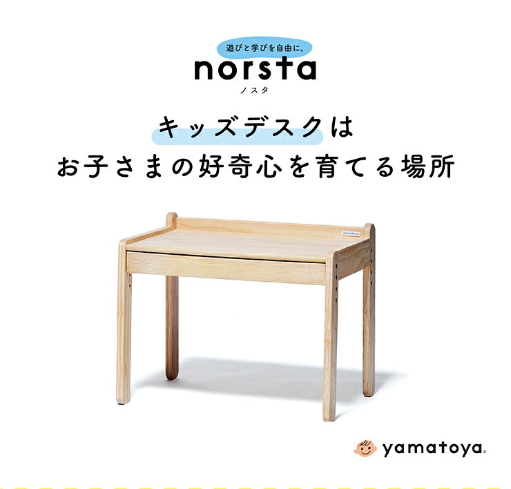 【7%OFFクーポン配布中】[高さ3段階調整可能] キッズデスク norsta3(ノスタ) 引き出し付き 子供用机 木製デスク キッズテーブル ミニテーブル 木製 北欧 [3]