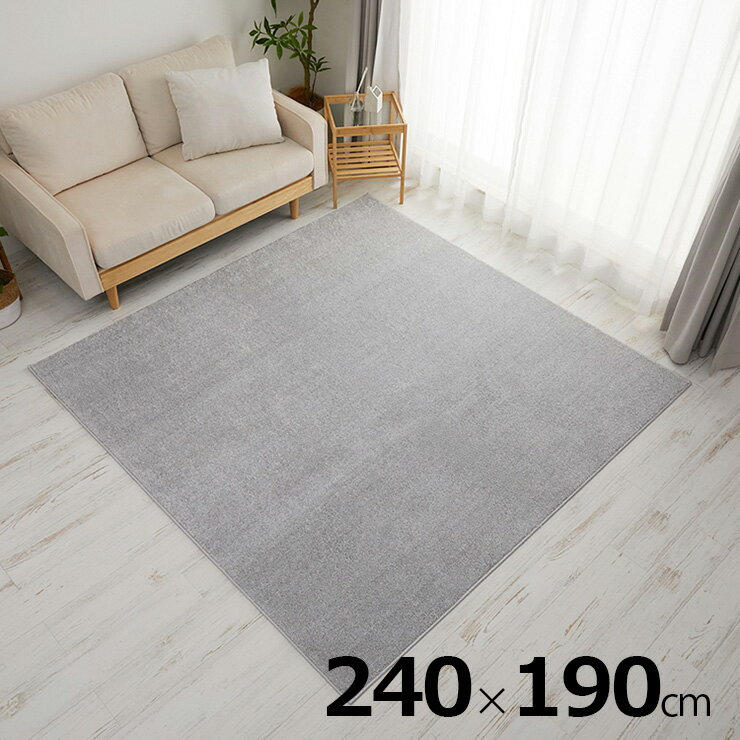 Rakuten - 【ポイント10倍!今晩20時開始】【ホットカーペット/床暖房対応】ラグ ラグマット 長方形 240x190cm 涼感ラグ oasis2(オアシス2) 2色対応 カーペット 冷感ラグ おしゃれ 絨毯 ラグカーペット 洗える 夏 すべり止め オールシーズン
