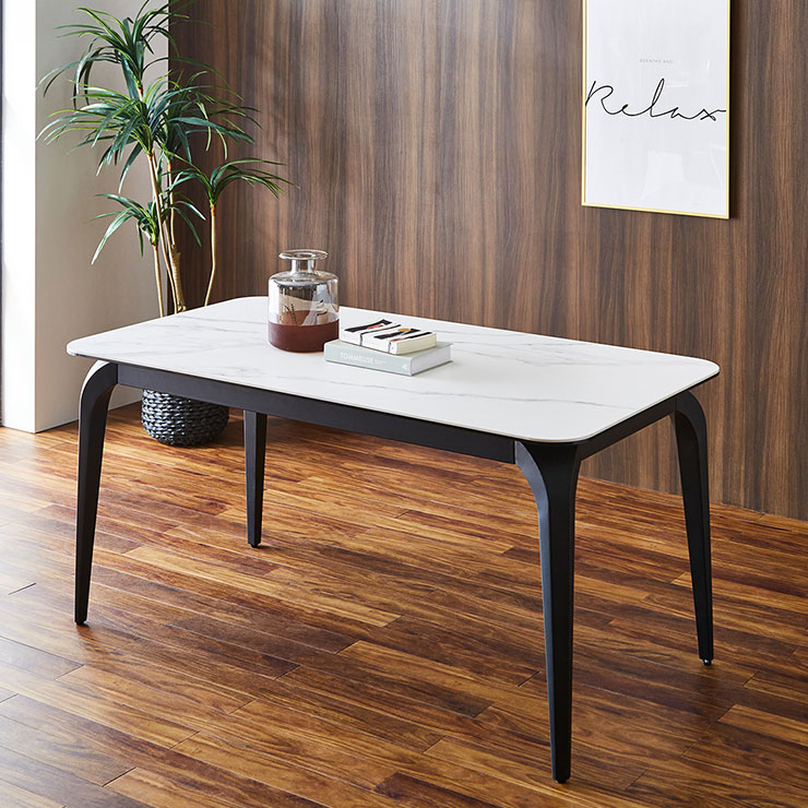 ダイニングテーブル 幅150cm emma(エマ) セラミック天板 4人掛け ダイニングテーブル 耐 ...