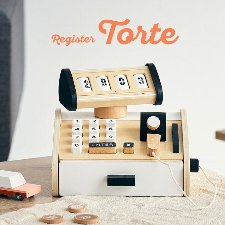 【ポイント9倍!今晩20時開始】おままごと ままごと グッズ レジスター お店やさん お店屋さん おままごとセット ままごとセット おしゃれ ごっこ遊び 木製 ...