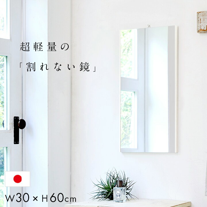 【割引クーポン配布中】[日本製/割れない鏡/軽量] リフェクスミラー エア・ミニ RMA-1 W30xH60 2色対応 アルミフレーム 姿見 薄型 全身鏡 吊るしタイプ 壁掛け ウォールミラー 壁掛けミラー 壁掛け鏡 高繊細 おしゃれ(3)