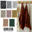 正規品/DESIGN LETTERS(デザインレターズ) Classic Tea Towel クラシック ティータオル 同色2枚組 40x60cm 9色対応 モ...