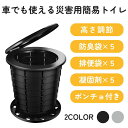 【7%OFFクーポン配布中】防災グッズ 簡易トイレ 折りたたみ 高さ調...(3)