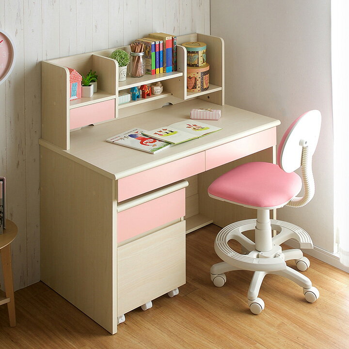 楽天市場】学習机（カラーピンク）（子供部屋用インテリア・寝具・収納