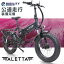 【公道走行完全装備】フル電動自転車 ファットタイヤ20インチ MOBI-BIKE ALETTA 折りたたみ 大容量36V15.6Ahリチウムバッテリー ブレーキランプ付 アクセル モペットタイプ moped サスペンション 原付 原動機付き フル電動バイク BIKE 自転車　[ ALETTA アレッタ ]