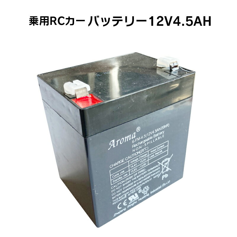 電動乗用ラジコンカー 専用 パーツ 【 12V4.5Ahバッテリー（横並び端子） 】補修に 乗用玩具 電動乗用ラジコン用パーツ 電動乗用玩具