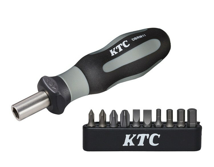 Rakuten - 【新商品】 KTC(京都機械工具) DBRM11 ミニラチェットドライバ 6.3sq 6.35sq 差替えビット10本セット