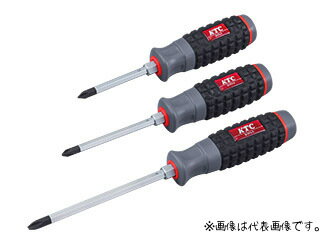 KTC ( 京都機械工具 ) 樹脂柄ドライバ（クロス） D1P2-3