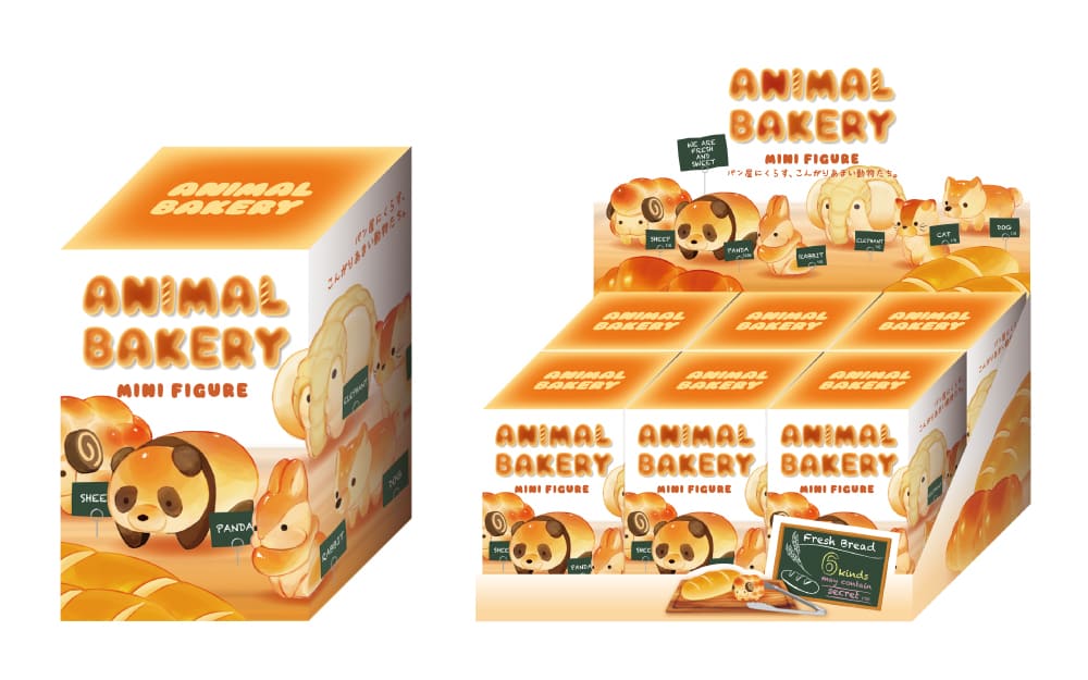 【新商品】ミニフィギュア ANB66113 【1130】 ANIMAL BAKERY MINI FIGURE アニマルベーカリー ミニフィギュア かわいい 人形 癒し 1個販売 ブラインドボックスドリームズ