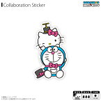 【即納】【在庫あり】 ドラえもん×ハローキティ ステッカー シール 仲良し LCS-828【0385】DORAEMON HELLO KITTY アニメ キャラクター サンリオコラボ ビニールステッカー ライセンス商品ゼネラルステッカー 【在庫限り】