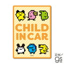 TMGC-035 たまごっち 車用ステッカー CHILD IN CAR【9635】ゼネラルステッカー