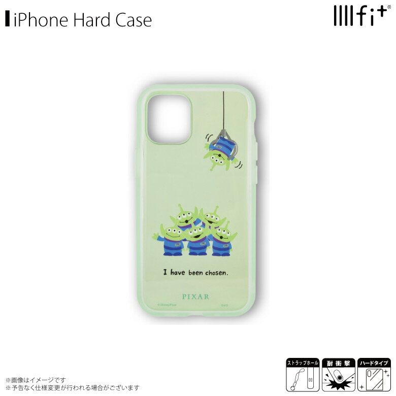 【★SALE★】iPhone12 mini ケース ハードケース ディズニー DN-751E【0189】 ディズニーキャラクター IIII fit Clear 耐衝撃 ラウンド形状 ストラップホール付き トイストーリー エイリアングルマンディーズ