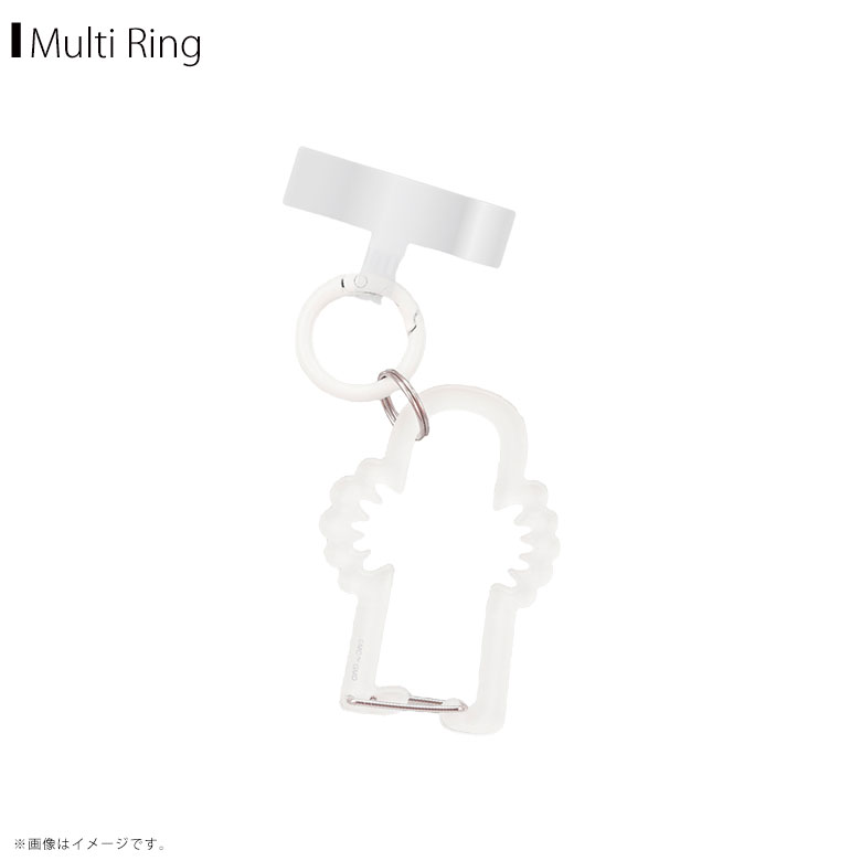 ムーミン マルチリングプラスカラビナ付き ニョロニョロ【0087】グルマンディーズ