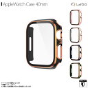 Apple watch 40mm カバー ケース 保護ケース 液晶ガラス AW-GLGPC40 液晶ガラス一体型カバー アップルウォッチ キズ防止 Series 6 5 4 SEiQ Labo