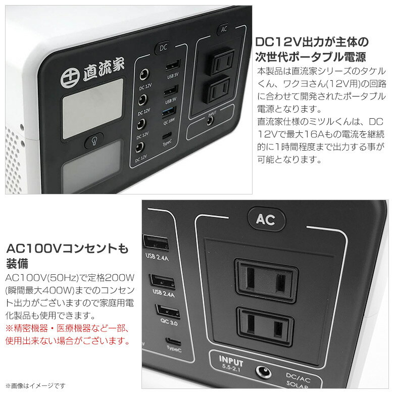 送料無料 ポータブル電源 大容量 200W 60000mAh JPN-JR16V【8565】直流家シリーズ ミツルくん 充電器 LEDライト USBポート ポータブルコンセント コンセント 軽量 コンパクト 正規品JPN【代引き不可】【ラッピング不可】