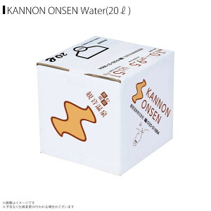 飲む温泉 温泉水 観音温泉 20L バックインボックス KAN-20L-BOX 【1073】 軟水 ミネラルウォーター 天然水 国産 アルカリ源泉 ph9.5 防災 備蓄 緊急 保存滝野川自動車