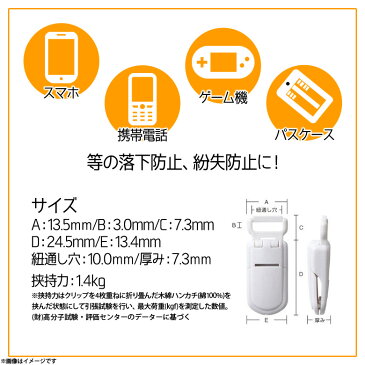 【即納】クリップ 4ヶセット ML-CLIP001-CL【5328】落下防止 クリップ 取り付け パーツ クリア スマホ 携帯 デジカメ ゲームマルタカ