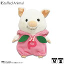 ぬいぐるみ ぷーとん Mサイズ ももパーカー 【3481】 Pu-tonシリーズ こぶた ブタ アニマル内藤デザイン