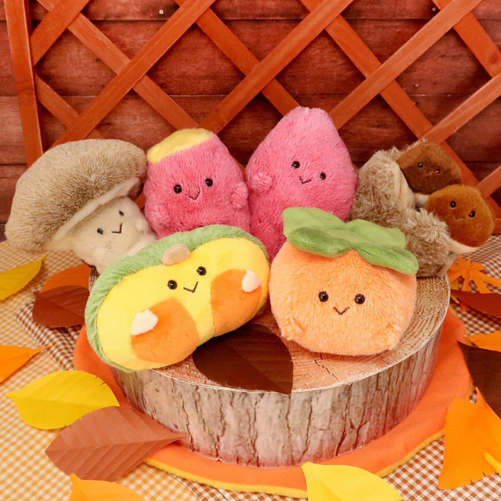 ぬいぐるみ ぽちゃまる 秋の味覚シリーズ Sサイズ内藤デザイン