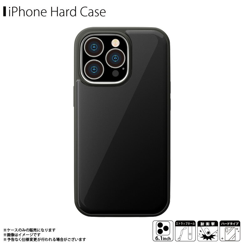 Rakuten - iPhone13 Pro ケース 耐衝撃 ラウンド形状 ホワイト PG-21NPT02WH【1615】ハードケース Premium Style ハイブリッドタフケース ストラップホール付き 米軍軍事規格PGA