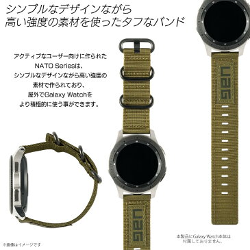 Galaxy Watch 46mm バンド UAG-GWLN-OD 【4846】 UAG URBAN ARMOR GEAR NATO ギャラクシーウォッチ カジュアル ナイロン バンド 交換ベルト オリーブドラブプリンストン【宅配便送料無料】