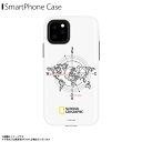 iPhone 11 Pro ケース ハードケース NG17145i58R 【1453】National Geographic Compass Case Double Protective 衝撃吸収 二重構造 ワイヤレス充電対応 コンパス柄 ホワイトロア インターナショナル